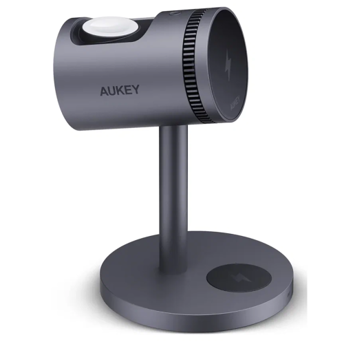 Беспроводное зарядное устройство Aukey LC-MC311A 3in1 Cooler Qi2