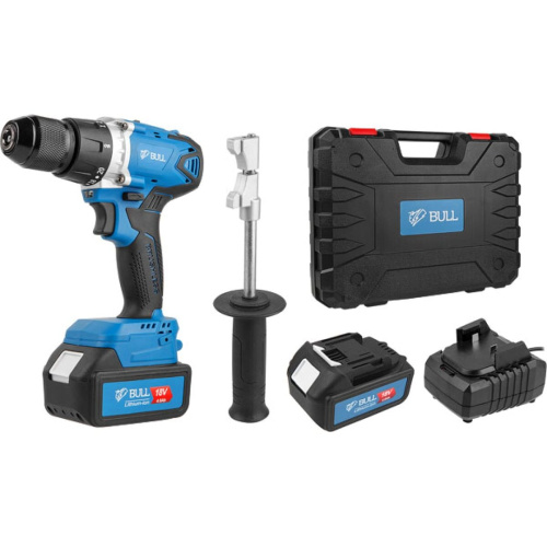 Дрель-шуруповерт BULL SR 1802 (04040329) аккумуляторная (2 АКБ+ЗУ)