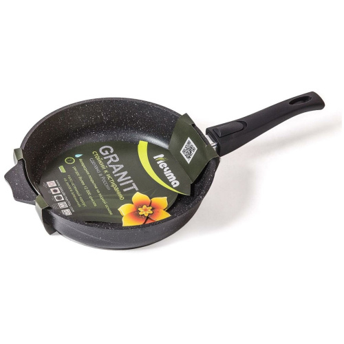 Сковорода МЕЧТА 018802 Гранит black 18см со съемной ручкой