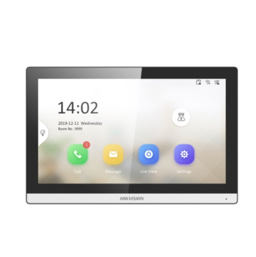 Видеодомофон Hikvision DS-KH6350-WTE1 белый