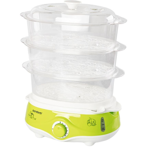 Пароварка Endever Vita-171 белый/зеленый