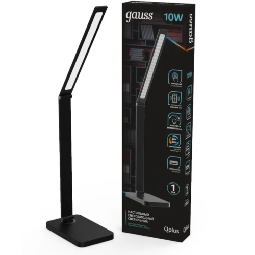 Светильник Gauss GT5012 на подставке черный 10Вт