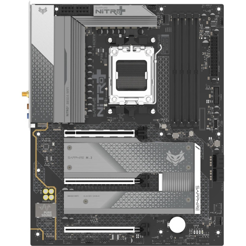 Материнская плата Sapphire Nitro+ B850A Wifi7 (52123-03-40G)