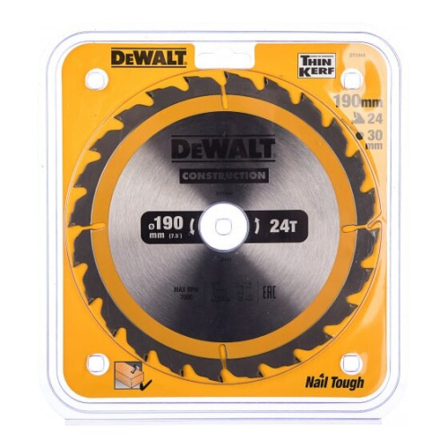 Пильный диск Dewalt Construct DT1944-QZ 190/30
