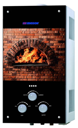 Водонагреватель Проточный Газовый Edisson S 20 G (Камин)