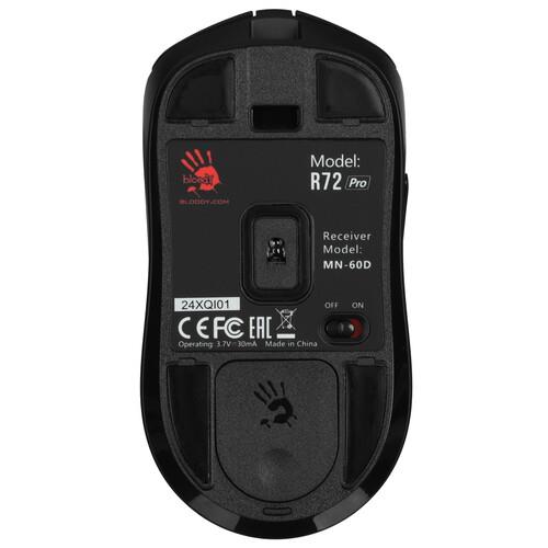 Мышь беспроводная/проводная A4Tech Bloody R72 Pro  черный