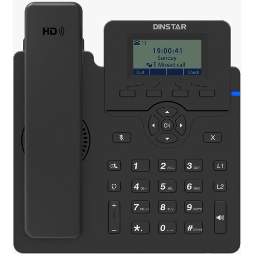Телефон IP Dinstar C60SP черный