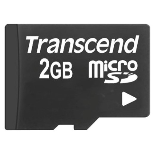Карта памяти Transcend TS2GUSDC microSD, 2 Гб, без адаптера