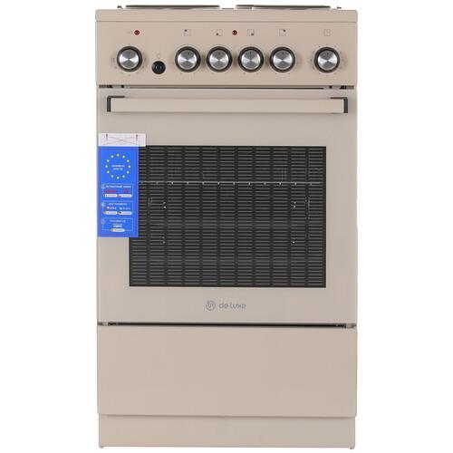 Электрическая плита De Luxe 5004.16э 016 бежевый