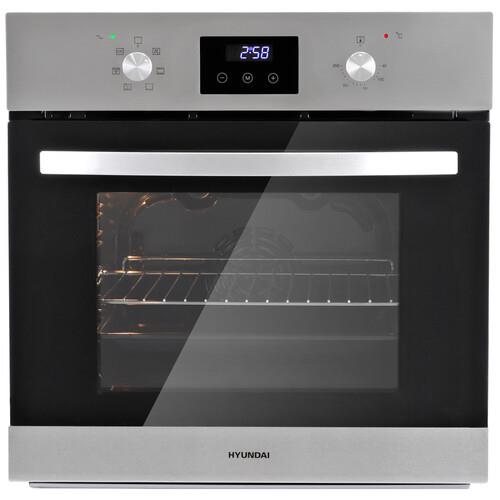 Электрический духовой шкаф Hyundai HEO 6640 IX серебристый