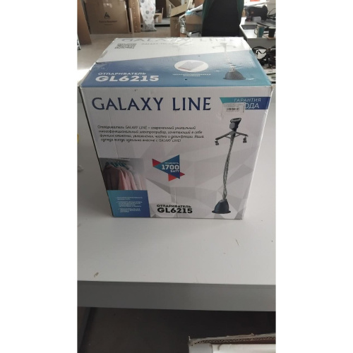 УЦ Отпариватель напольный Galaxy GL 6215 белый/синий (После СЦ, ремонт входного штуцера, следы эксплуатации, ПУ)