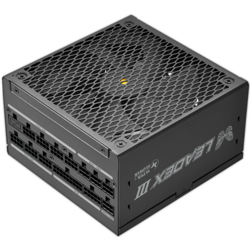 Блок питания Super Flower Leadex III Gold (SF-850F14GE(GL)) 850 Ватт, ATX 3.1, 140mm, 8xSATA, 3xPCI-E(6+2), 1x12VHPWR(12+4), APFC