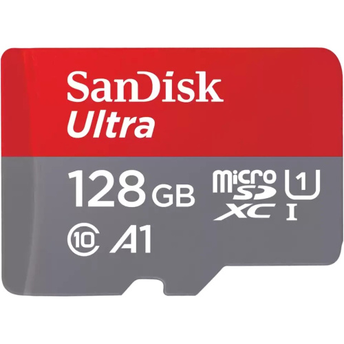Карта памяти SanDisk Ultra microSDXC 128GB (SDSQUAB-128G-GN6MA) Class 10, UHS-I, R 140 МБ/с