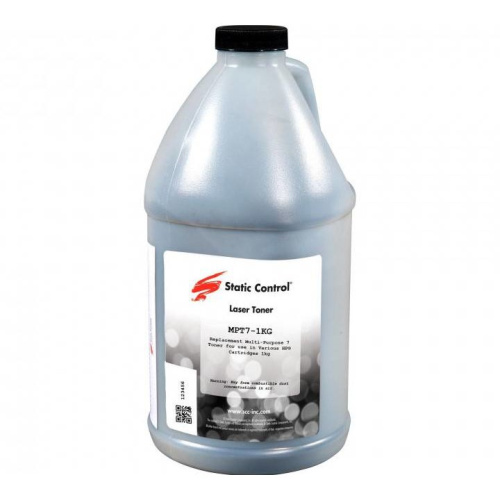 Тонер Static Control MPT7-1KG черный флакон 1000гр. для принтера HP LJP1005/1006/1505