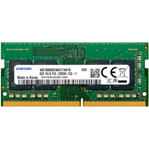 ОЗУ Samsung M471A1G44CB0-CWE DDR4 8GB UNB SODIMM 3200 1Rx16, 1.2V