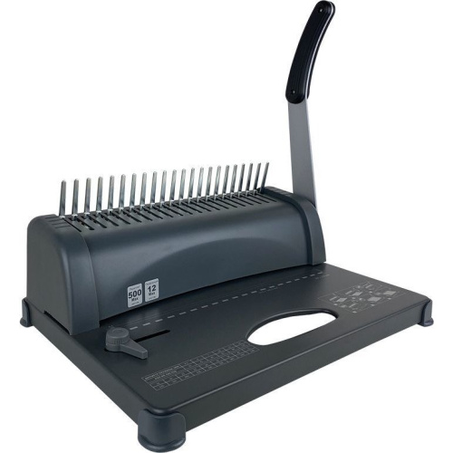 Переплетчик ГЕЛЕОС БП-12 A4/перф.12л.сшив/макс.450л./пластик.пруж. (6-51мм)