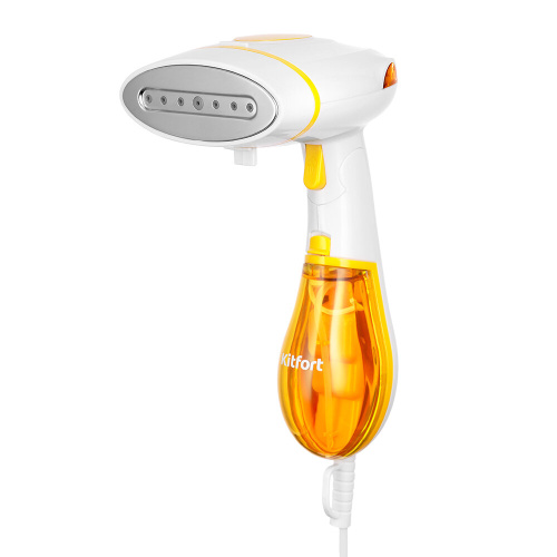Отпариватель ручной Kitfort КТ-9191-1 белый/желтый