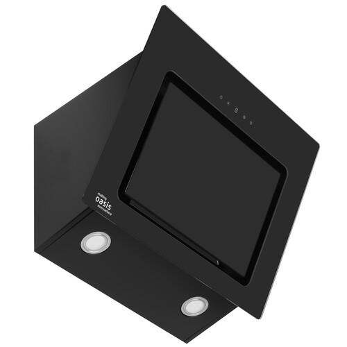 Вытяжка наклонная Оasis NA-60B черный/черный
