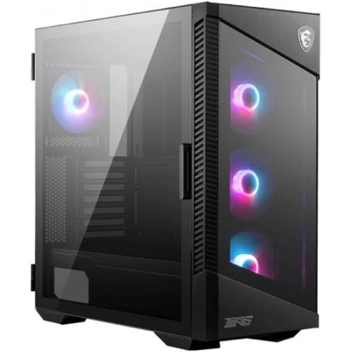 Корпус MSI MPG Velox 100R (306-7G18R27-HH9) 2xUSB 3.0, 1xType C, 4x120mm ARGB Fan, ARGB Control Board, Tempered Glass, Glass Front Panel, Brown Box