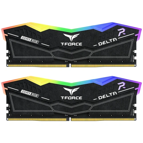 ОЗУ TEAMGROUP T-Force Delta RGB 32GB (FF3D532G6000HC38JDC01) (2x16GB) DDR5 6000MHz CL38 (38-46-46-84) 1.35V / Black