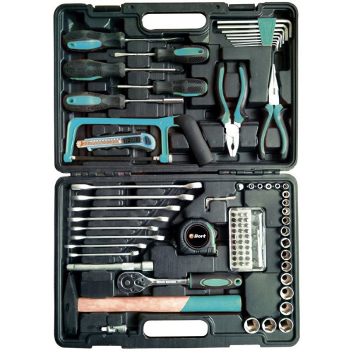Набор инструментов Bort BTK-89 89 предметов (жесткий кейс) (91 276 063)