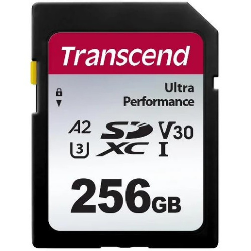 Карта памяти Transcend 340S SDXC, 256 Гб, (TS256GSDC340S) UHS-I Class U3 V30 A2