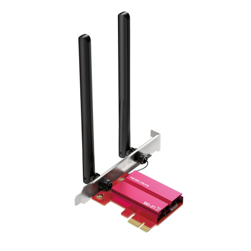 Адаптер Mercusys MA37BE PCI Express с поддержкой Wi-Fi 7 BE6500 и Bluetooth 5.4