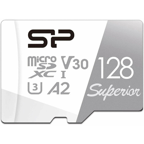 Флеш карта microSDXC 128GB Silicon Power SP128GBSTXDA2V20 Superior w/o adapter