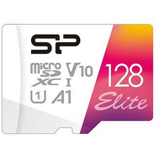 Карта памяти Silicon Power (SP128GBSTXBV1V20) microSDXC 128Gb Class10 Elite w/o adapter