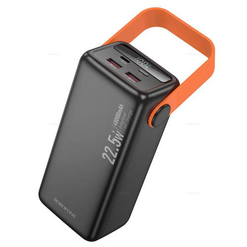 Аккумулятор внешний резервный BOROFONE BJ66 Magnifico 22.5W+PD20W fully compatible power bank 40000mAh черный