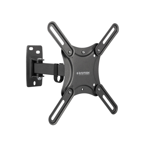 Кронштейн для телевизора Kromax Corbel-4 черный 15"-42" макс.25кг настенный поворот и наклон