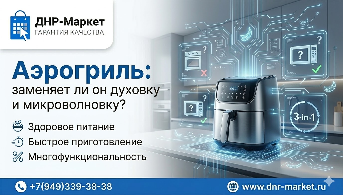 Аэрогриль: заменяет ли он духовку и микроволновку? Аэрогриль: заменяет ли он духовку и микроволновку?