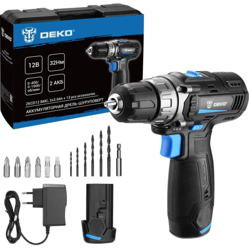 Дрель-шуруповерт Deko ZKCD12 Set6 (084-1040)
