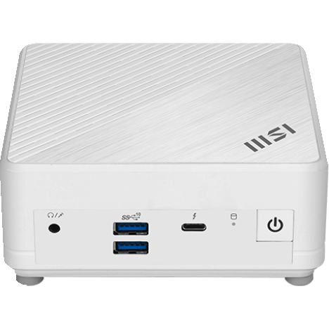 Неттоп MSI Cubi 5 1M-618XRU (9S6-B0A822-618) Core 5 120U (1.4) 16Gb SSD512Gb Graphics CR без ОС 2xGbitEth WiFi BT белый