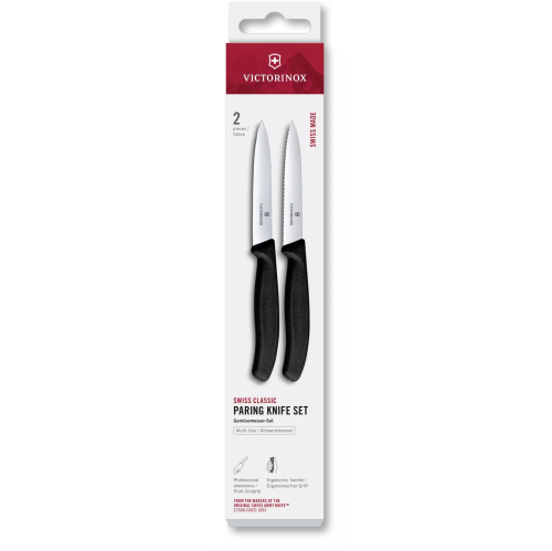 Набор ножей Victorinox Swiss Classic 6.7793.2 компл 2предм. черный европодвес