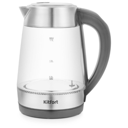 Чайник Kitfort KT-6107 серебристый