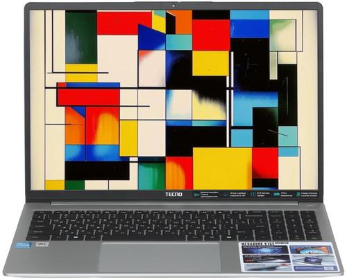 16" Ноутбук Tecno Megabook K16S серебристый