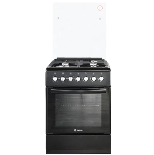 Комбинированная плита De Luxe 606040.00гэ-003(кр) ЧР черный