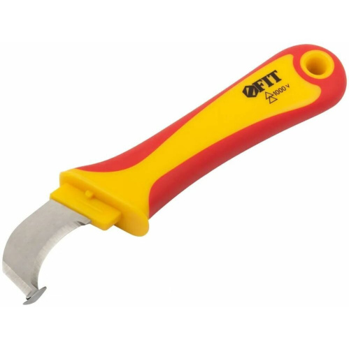 Нож изолированный FIT 10604 1000 В с пяткой