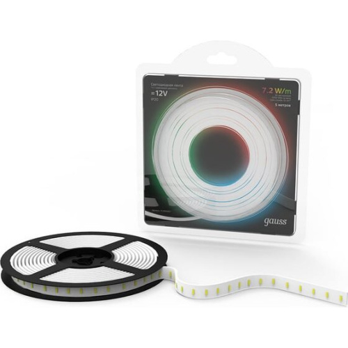 Светодиодная лента GAUSS SMD 312000407 36Вт 5м