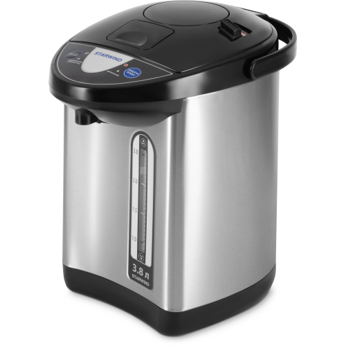 Термопот Starwind STP3822 3.8л. черный/серебристый