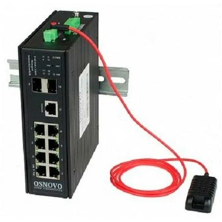 Коммутатор Osnovo (SW-80802/ILS(port 90W,300W)) 8G 2SFP 8PoE 300W управляемый