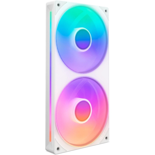 Кулер NZXT F240 RGB Core (RF-U24HF-W1) (120x120x25mm, 4-pin PWM, 75.12CFM, 30dBA, 2400RPM, White, Single-Frame Fan Unit)
