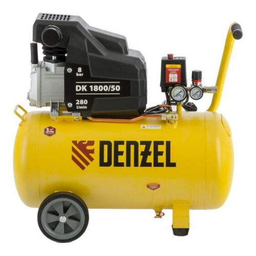 Компрессор поршневой DENZEL DK1800/50,Х-PRO масляный (58068)