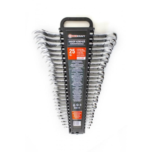Набор ключей комбинированных FORCEKRAFT FK-5261MP (49910) 25пр.