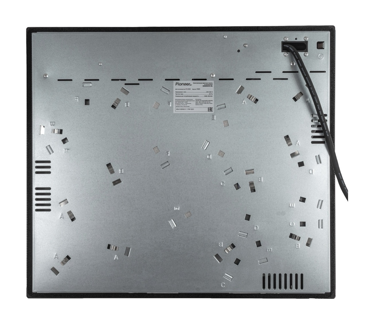Электрическая варочная поверхность Pioneer EHB60401C-BL Электрическая варочная поверхность Pioneer EHB60401C-BL — Корпус и элементы управления