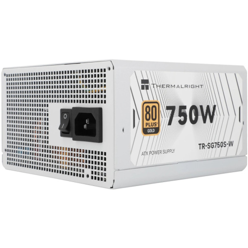 Блок питания Thermalright TR-SG 750S-W, 750W 80+ Gold (ATX, 3.1, PCIe 5.1, Non-modular, 1x24(20+4)pin, 1xCPU 8(4+4)pin, 2xPCIe*2 8(6+2)pin)