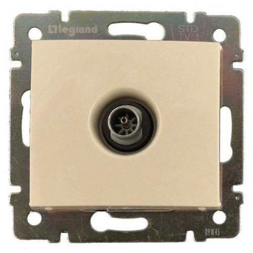Розетка телевизионная Legrand Valena (774329) скрыт. слоновая кость
