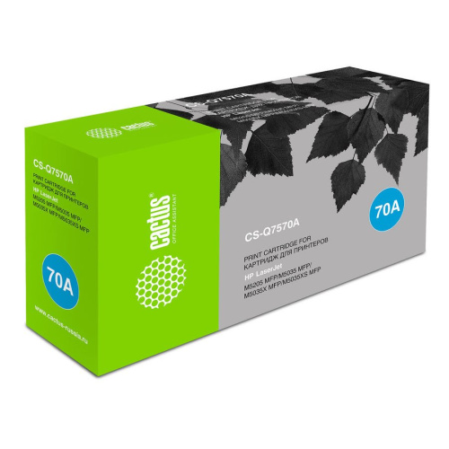 Тонер Картридж Cactus CS-Q7570A черный для HP M5025/M5035/M5035X/M5035XS (15000стр.)