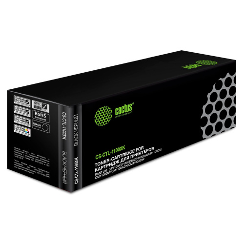 Картридж лазерный Cactus CS-CTL-1100XK black (3000стр.) для Pantum CP1100/CP1100DW/CM1100DN/CM1100D